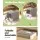 i.Pet Large Foldable Enclosed Cat Litter Box with Ventilation, Removable Tray & Scoop - Grey 48.5x38.5cm, PP Material