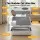 i.Pet Large Stainless Steel Cat Litter Box Set High Sided Anti Odour Scratch Resistant with Mat & Scoop