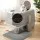 i.Pet Large Stainless Steel Cat Litter Box Set High Sided Anti Odour Scratch Resistant with Mat & Scoop