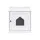 i.Pet 49cm Cat Litter Box Enclosure with 50kg Top Load White