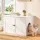 I.pet 80cm Cat Litter Box Enclosure Cabinet with Storage White