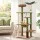 i.Pet 152cm Leafy Jungle Cat Tree Tower Multi-Level Scratching Post with Sisal Canopy and Cradle (Green)