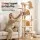 i.Pet Cat Tree Tower 167cm Large Multi-Level Scratching Post Furniture with Hideouts Beige for Multiple Cats