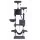 i.Pet Cat Tree Tower 206cm Large Multi-Level Scratching Post with Hideouts Toys 110kg Capacity Grey