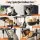 i.Pet Cat Tree Tower 206cm Large Multi-Level Scratching Post with Hideouts Toys 110kg Capacity Grey