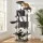 i.Pet Cat Tree Tower 206cm Large Multi-Level Scratching Post with Hideouts Toys 110kg Capacity Grey