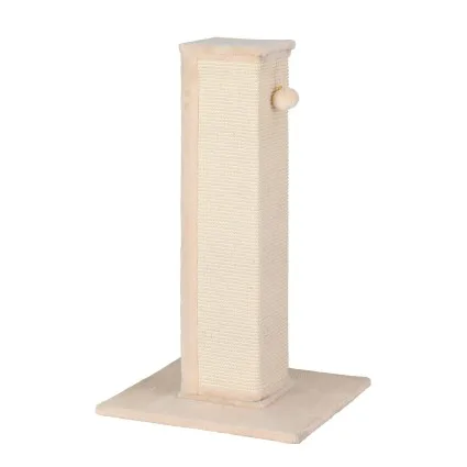 i.Pet 89cm Cat Tree Scratching Post Tower with Natural Sisal Plush Condo Beige 49x49x89cm Indoor Cat
