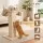 i.Pet 89cm Cat Tree Scratching Post Tower with Natural Sisal Plush Condo Beige 49x49x89cm Indoor Cat