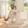 i.Pet 89cm Cat Tree Scratching Post Tower with Natural Sisal Plush Condo Beige 49x49x89cm Indoor Cat
