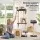 i.Pet 133cm Rotatable L-Shape Cat Tree Tower Dual Caves Sisal Scratching Grey Beige 60kg Capacity 133cm