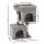 i.Pet 67cm Light Grey Cat Tree Tower with Scratching Post, Plush Velvet Cover & Natural Sisal for Ultimate Feline Fun