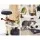 i.Pet 112cm Cat Tree Tower - Plush Velvet, Natural Sisal Posts, Multi-Level Condo with Scratching and Play Areas