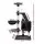 i.Pet 120cm Cat Tree Tower - Dark Grey Wood Condo with Sisal Scratching Posts, Plush Velvet, Ladder & Hammock