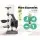 i.Pet 120cm Cat Tree Tower - Dark Grey Wood Condo with Sisal Scratching Posts, Plush Velvet, Ladder & Hammock
