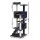 i.Pet 134cm Cat Tree Tower – Grey/Natural, Plush Velvet & Sisal, Multi-Level Condo with Bed, Scratching Post & Ladder