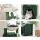 i.Pet Flory 78cm Cat Tree Tower - Green Plush Velvet, Sisal Scratching Posts, Wooden Condo with Hammock & Activity Ball