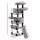i.Pet Fela 161cm Cat Tree Tower - Sisal Scratching Posts, Plush Velvet, Sturdy Wood, Multi-Level Condo & Play Zones
