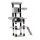 i.Pet Fela 161cm Cat Tree Tower - Sisal Scratching Posts, Plush Velvet, Sturdy Wood, Multi-Level Condo & Play Zones