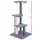 i.Pet Cat Tree 124cm - Multi-Level Scratching Post Tower with Natural Sisal, Plush Velvet, and Wooden Stability