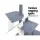 i.Pet Cat Tree 124cm - Multi-Level Scratching Post Tower with Natural Sisal, Plush Velvet, and Wooden Stability