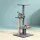 i.Pet Cat Tree 124cm - Multi-Level Scratching Post Tower with Natural Sisal, Plush Velvet, and Wooden Stability