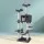 i.Pet Casey Cat Tree 184cm - Multi-Level Dark Grey Tower, Plush Velvet, Sisal Scratching Posts, Hammock & Bed Cube