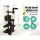 i.Pet Stoney Cat Tree 193cm Tower - Grey, Wooden Construction, Multi-Level Design, Sisal Scratching Posts, Plush Cover