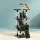 i.Pet 180cm Cat Tree Tower - Plush Velvet Condo, Natural Sisal Scratcher Poles, Multi-Level Playhouse, Grey