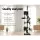 i.Pet 260cm Cat Tree Tower: Grey Condo Scratcher with Sisal Posts, Plush Velvet, Multi-Level Play Areas for Cats