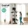 i.Pet 260cm Cat Tree Tower: Grey Condo Scratcher with Sisal Posts, Plush Velvet, Multi-Level Play Areas for Cats
