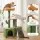 i.Pet Cat Tree Tower 101cm with Natural Sisal Scratching Posts, Hideouts and Hanging Toys 80kg Capacity Green
