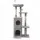 I.pet Cat Tree Tower 127cm Multi-Level Scratching Furniture 80kg Capacity with Hideouts Light Grey