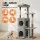 I.pet Cat Tree Tower 127cm Multi-Level Scratching Furniture 80kg Capacity with Hideouts Light Grey