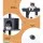 i.Pet Luxury Cat Tree Tower - 138cm Grey Condo with Sisal Posts, Plush Velvet, Multi-Level Design & Stable Base