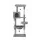 i.Pet 143cm Cat Tree Tower in Grey with Sisal Posts, Plush Velvet Cover, Multi-Level Design, and Stable Base