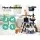 i.Pet 141cm Cat Tree Tower - Sturdy Wooden Condo with Plush Velvet, Sisal Scratching Posts, Hammock, and Bed for Cats