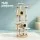 i.Pet 203cm Cat Tree Tower: Plush Velvet Condo with Hammock, Perches & Sisal Scratching Posts, Beige, 20kg Capacity
