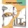 i.Pet Quadra 4-Level Cat Tree 135cm with Plush Velvet, Natural Sisal Posts, and Activity Balls – Eco-Friendly Fun