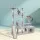 i.Pet Quadra 4-Level Cat Tree 135cm with Plush Velvet, Natural Sisal Posts, and Activity Balls – Eco-Friendly Fun