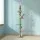 i.Pet Floor-to-Ceiling Cat Tree Tower, 290cm, Adjustable, Sisal Posts, 5 Levels, Space-Saving Design, Green/Brown