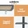 i.Pet Grey 290cm Cat Tree Tower with Sisal Scratching Posts, 4 Platforms, Adjustable Height, and Plush Cover
