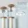 i.Pet 270cm Beige Cat Tree Tower: Floor-to-Ceiling Adjustable Scratching Post with Sisal, Plush Platforms & Stable Base