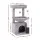 i.Pet Cat Tree Tower 82cm Scratching Furniture with Platforms, Hideouts and Hanging Toys Light Grey