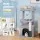 i.Pet Cat Tree Tower 82cm Scratching Furniture with Platforms, Hideouts and Hanging Toys Light Grey