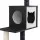 i.Pet 144cm Cat Tree Tower with Sisal Scratching Posts, Plush Beds, Wood Condo House, and Spacious Cabinet