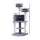 i.Pet 126cm Cat Tree Condo - Plush Velvet, Sisal Posts, Multi-Level Design for Scratching, Climbing, and Resting