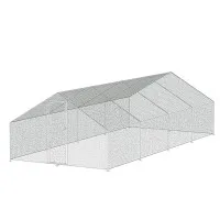 i.Pet Galvanised Steel Chicken Coop Cage 8m x 3m x 2m - Durable, Weather-Resistant Shelter for Chickens, Ducks & Geese i.Pet Galvanised Steel Chicken Coop Cage 8m x 3m x 2m - Durable, Weather-Resistant Shelter for Chickens, Ducks & Geese