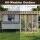 i.Pet Chicken Coop 219cm Outdoor Poultry Enclosure with Nesting Box Ramp and Galvanised Mesh Light Grey