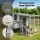 i.Pet Chicken Coop 219cm Outdoor Poultry Enclosure with Nesting Box Ramp and Galvanised Mesh Light Grey