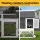 i.Pet Extra Large Wooden Chicken Coop & Rabbit Hutch with Wheels, Weather-Resistant Design, 225x80.5x105cm, Grey/White